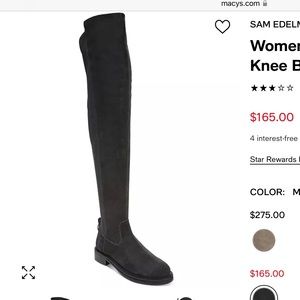 Sam Edelman Narisa Over the Knee Boot
